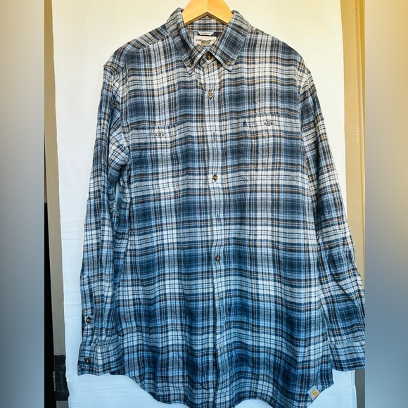 Carhartt Heavy Cotton Flannel size L Tall - Picture 2 of 8